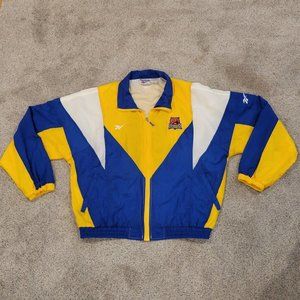 UCLA Bruins vtg Jacket Windbreaker Reebok 90s football Los angeles print Medium